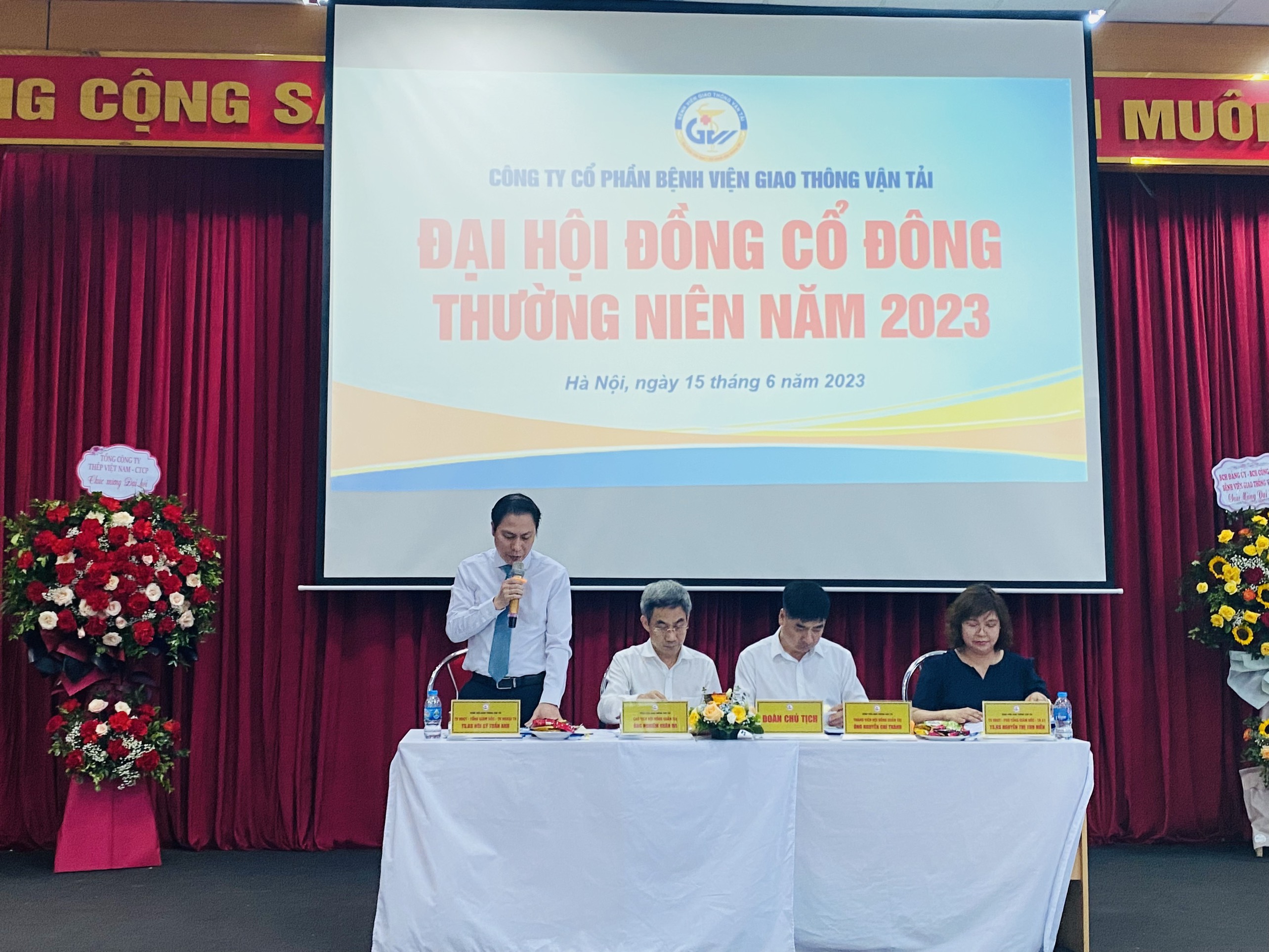 CÔNG TY CỔ PHẦN BỆNH VIỆN GIAO THÔNG VẬN TẢI  TỔ CHỨC THÀNH CÔNG ĐẠI HỘI ĐỒNG CỔ ĐÔNG  THƯỜNG NIÊN NĂM 2023