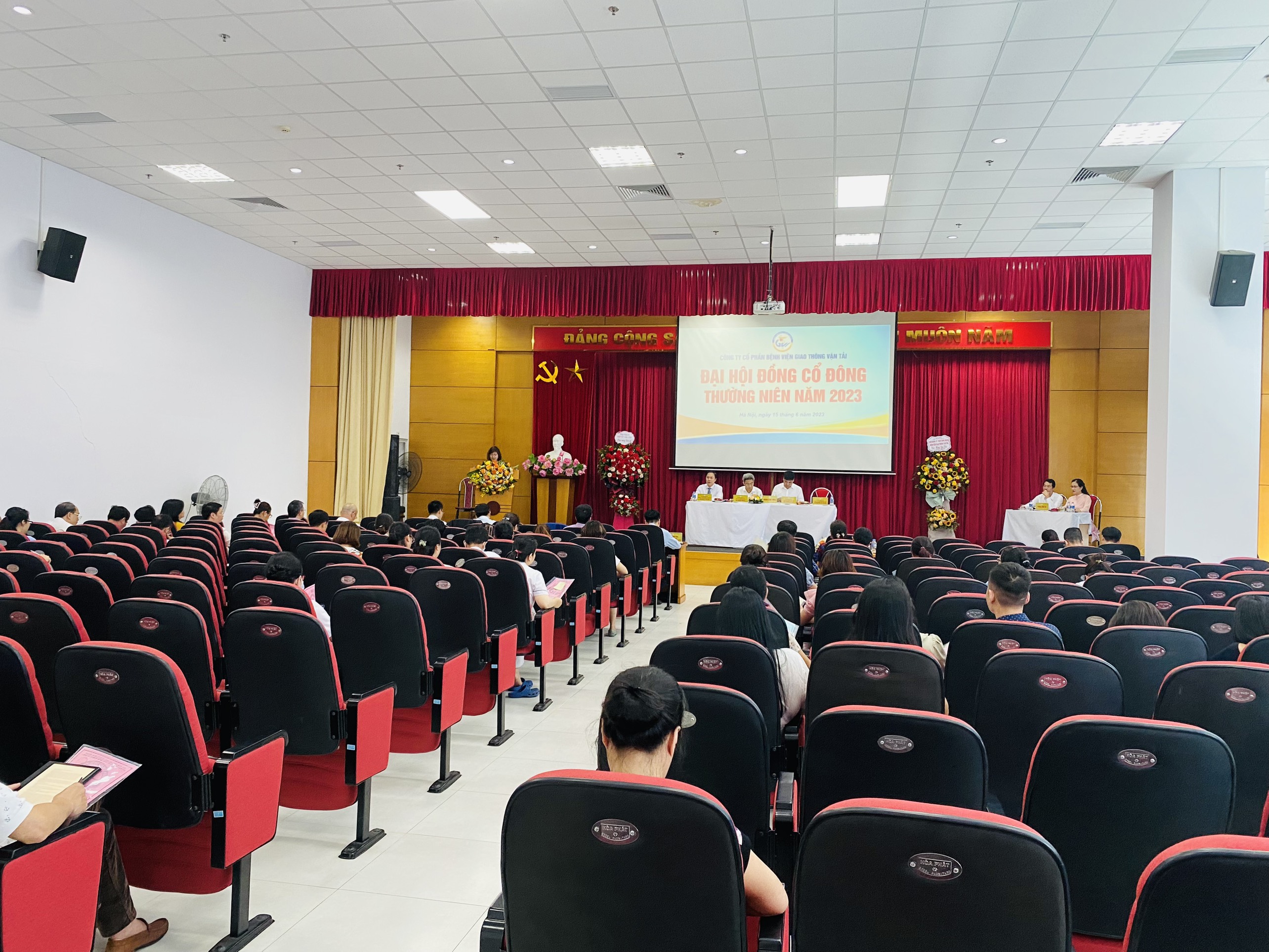 CÔNG TY CỔ PHẦN BỆNH VIỆN GIAO THÔNG VẬN TẢI  TỔ CHỨC THÀNH CÔNG ĐẠI HỘI ĐỒNG CỔ ĐÔNG  THƯỜNG NIÊN NĂM 2023