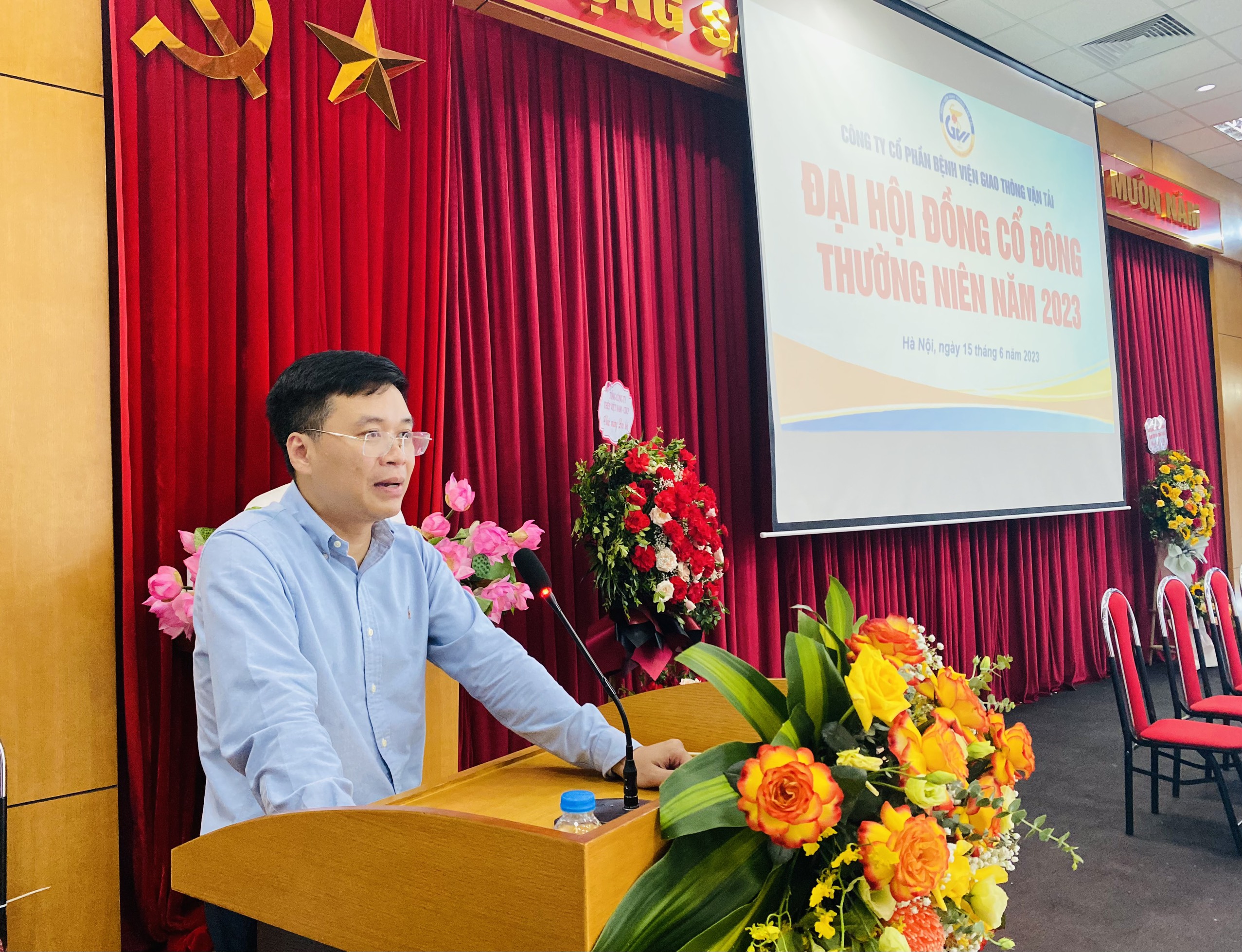 CÔNG TY CỔ PHẦN BỆNH VIỆN GIAO THÔNG VẬN TẢI  TỔ CHỨC THÀNH CÔNG ĐẠI HỘI ĐỒNG CỔ ĐÔNG  THƯỜNG NIÊN NĂM 2023