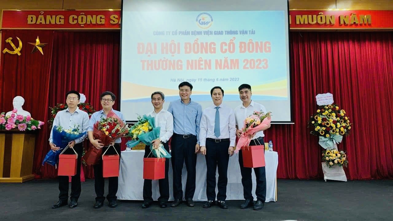 CÔNG TY CỔ PHẦN BỆNH VIỆN GIAO THÔNG VẬN TẢI  TỔ CHỨC THÀNH CÔNG ĐẠI HỘI ĐỒNG CỔ ĐÔNG  THƯỜNG NIÊN NĂM 2023