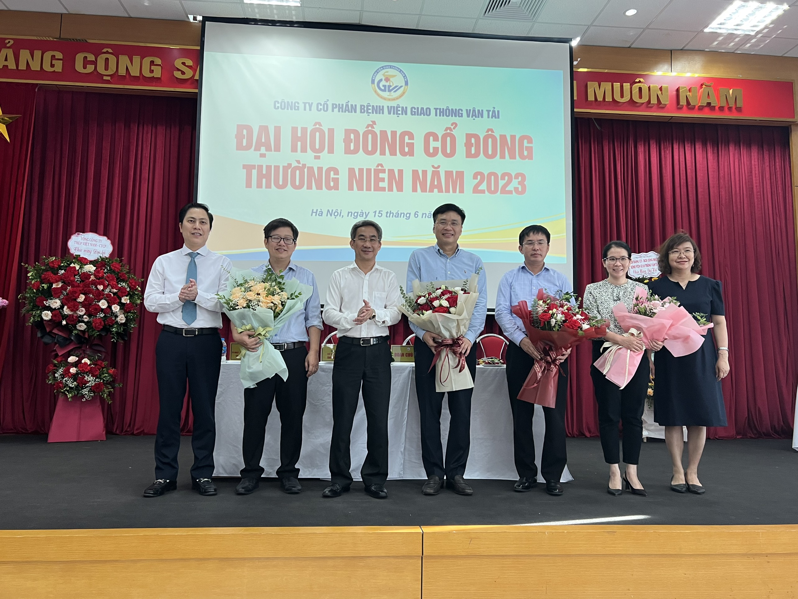 CÔNG TY CỔ PHẦN BỆNH VIỆN GIAO THÔNG VẬN TẢI  TỔ CHỨC THÀNH CÔNG ĐẠI HỘI ĐỒNG CỔ ĐÔNG  THƯỜNG NIÊN NĂM 2023