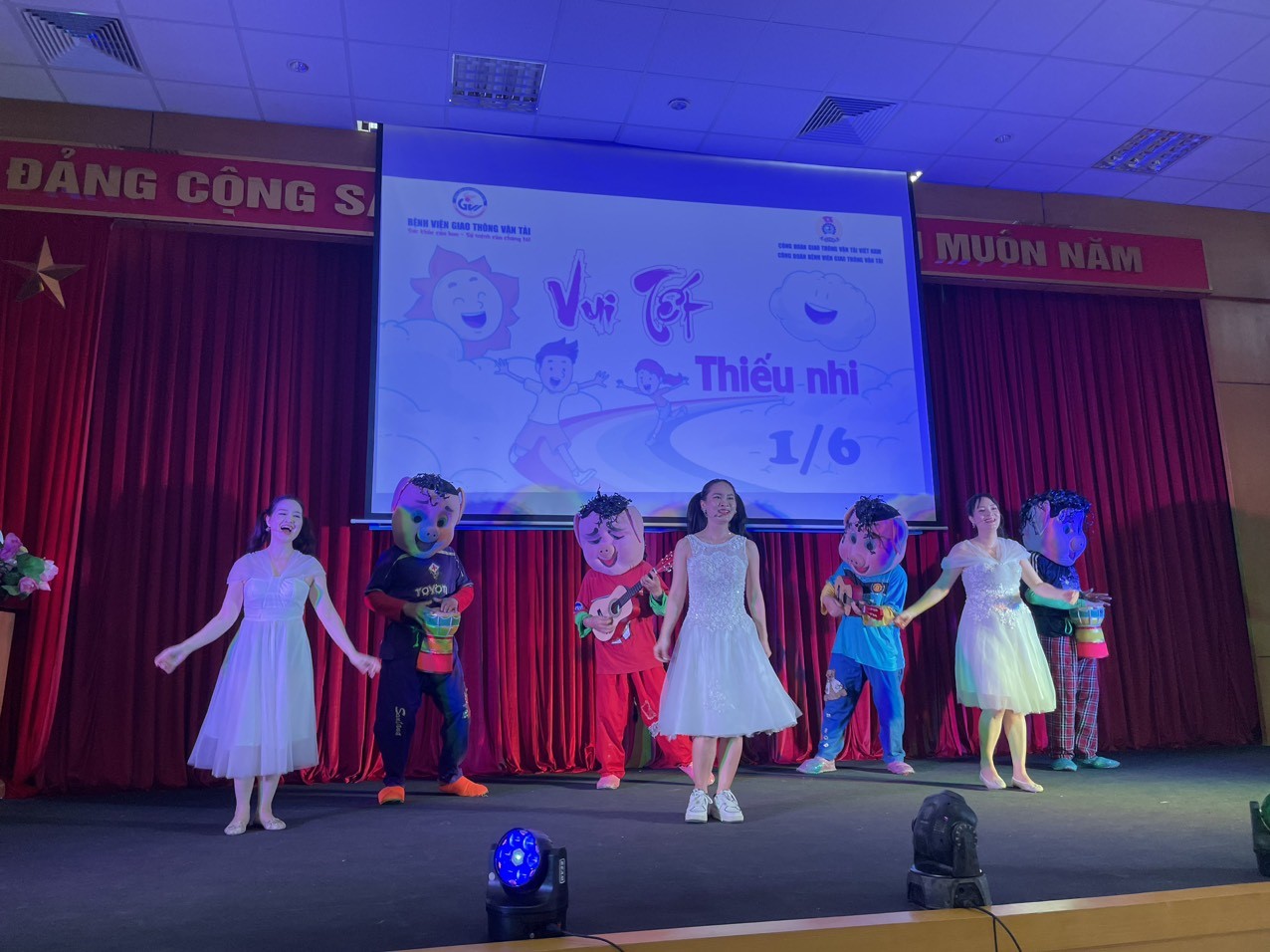 BỆNH VIỆN GIAO THÔNG VẬN TẢI TỔ CHỨC VUI TẾT THIẾU NHI, GẮN KẾT YÊU THƯƠNG