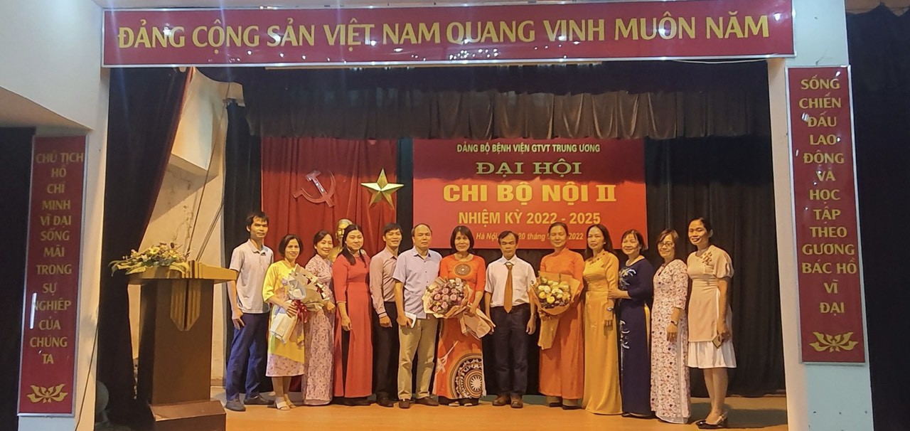 ĐẠI HỘI CÁC CHI BỘ NHIỆM KỲ 2022 – 2025  ĐẢNG BỘ BỆNH VIỆN GIAO THÔNG VẬN TẢI TRUNG ƯƠNG