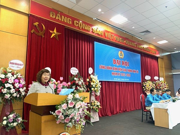 ĐẠI HỘI CÔNG ĐOÀN BỆNH VIỆN GIAO THÔNG VẬN TẢI  NHIỆM KỲ 2023-2028