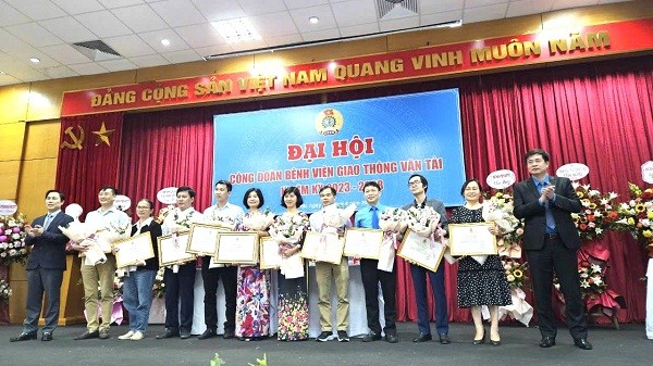 ĐẠI HỘI CÔNG ĐOÀN BỆNH VIỆN GIAO THÔNG VẬN TẢI  NHIỆM KỲ 2023-2028