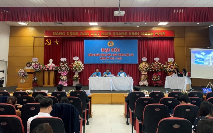 ĐẠI HỘI CÔNG ĐOÀN BỆNH VIỆN GIAO THÔNG VẬN TẢI  NHIỆM KỲ 2023-2028
