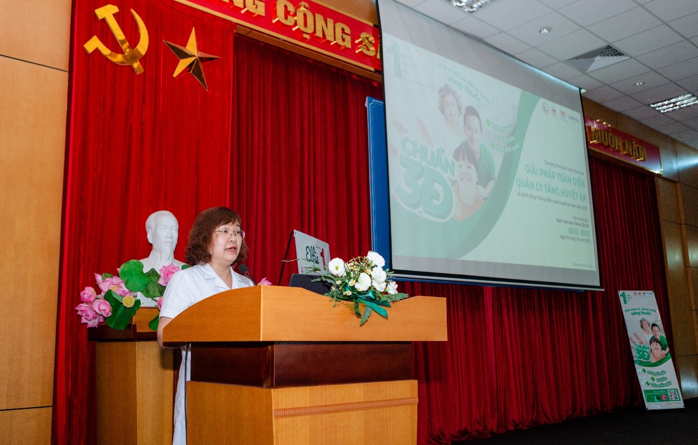 BỆNH VIỆN GIAO THÔNG VẬN TẢI HƯỞNG ỨNG THÁNG  TĂNG HUYẾT ÁP NĂM 2023