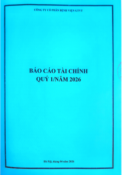 BÁO CÁO TÀI CHÍNH QUÝ I 2026