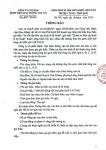 THÔNG BÁO Gói thầu: Thẩm tra báo cáo kinh tế kỹ thuật công trình: Cải tạo, nâng cấp đường ống thu gom chất thải lỏng các khối nhà A, B, C, G, H