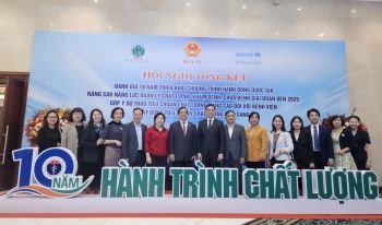 BỆNH VIỆN GIAO THÔNG VẬN TẢI THAM DỰ HỘI NGHỊ TỔNG KẾT ĐÁNH GIÁ 10 NĂM THỰC HIỆN CÔNG TÁC QUẢN LÝ CHẤT LƯỢNG BỆNH VIỆN