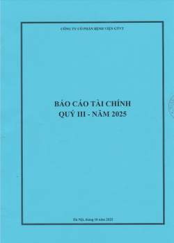 BÁO CÁO TÀI CHÍNH QUY III - NĂM 2025