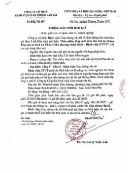 Thông báo mời báo giá gói thầu 