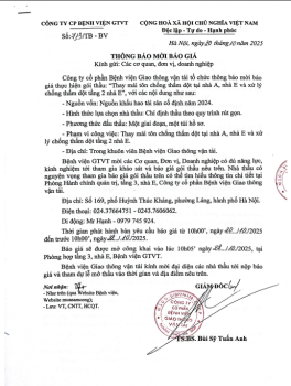 Thông báo mời báo giá thực hiện gói thầu “Thay mái tôn chống thẩm dột tại nhà A, nhà E và xử lý chống thấm dột tầng 2 nhà E”
