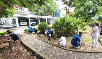 ĐOÀN THANH NIÊN BỆNH VIỆN GIAO THÔNG VẬN TẢI RA QUÂN TRIỂN KHAI CHƯƠNG TRÌNH “NGÀY CHỦ NHẬT XANH”
