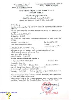 Thay đổi Giấy chứng nhận đăng ký doanh nghiệp - Thay đổi lần thứ 5