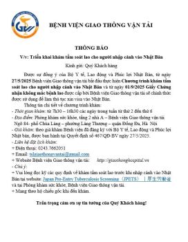 TB: về việc 