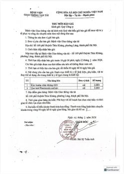 2026.03.12. Thư mời chào giá que nhuộm mắt