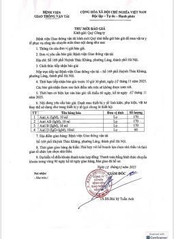 2025.10.29. Thư mời báo giá Anti