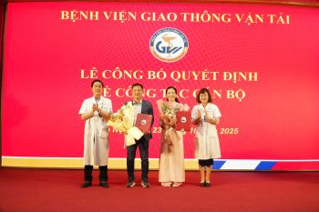 BỆNH VIỆN GIAO THÔNG VẬN TẢI TỔ CHỨC LỄ BỔ NHIỆM CÁN BỘ QUẢN LÝ CÁC KHOA CHUYÊN MÔN