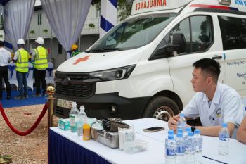 BỆNH VIỆN GTVT HỖ TRỢ CÔNG TÁC Y TẾ TẠI LỄ PHÁT ĐỘNG THÁNG HÀNH ĐỘNG VỀ AN TOÀN VỆ SINH LAO ĐỘNG NĂM 2026